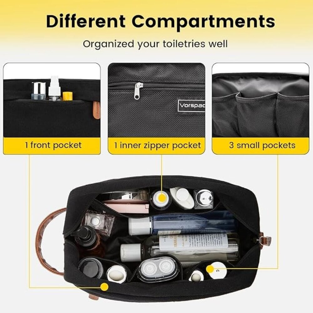 Large Capacity Men or Teens Grooming Travel Kit - Picture 9 of 11